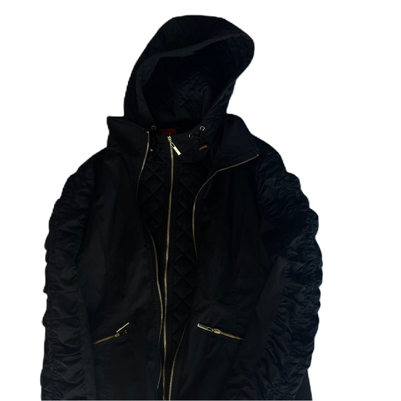 Ciao Milano Layered Black Jacket Large - Picture 3 of 10